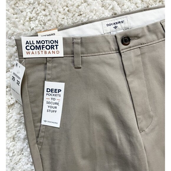 Dockers NWT Slim Tapered Easy Khaki Pants 29x32 Tan - Picture 3 of 6